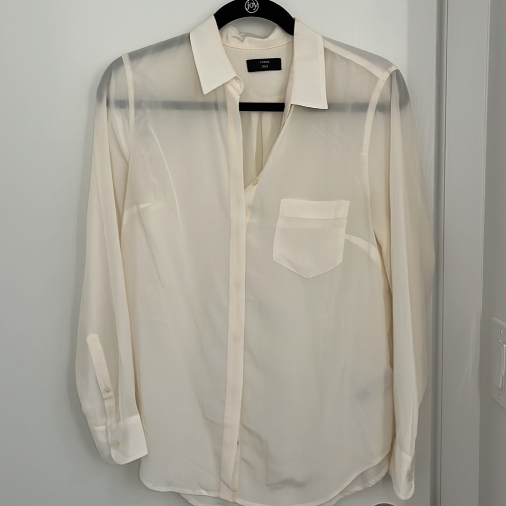Jcrew silk top - Picture 2 of 4